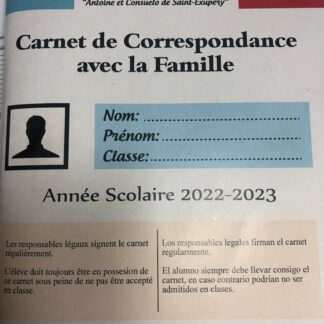 Carnet de correspondencia secundaria