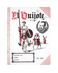 CUADERNO EL QUIJOTE  Nº206 LISO DE 100 PAG.