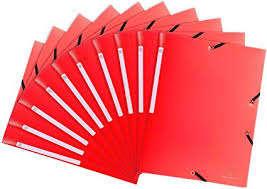 FOLDER PLASTICO CE1 COLOR ROJO REF 42026