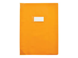 FORRO PLASTICO FRANCES A-4 COLOR ANARANJADO
