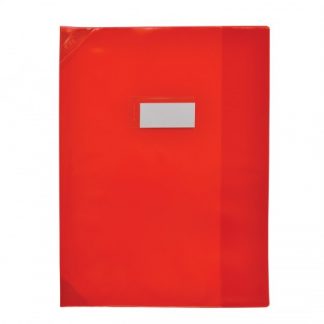 FORRO PLASTICO FRANCES A-4 COLOR ROJO