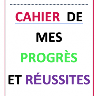 CAHIER DE MES PROGRES ET REUSITTE (FOLLETO)
