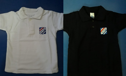 Camiseta Tipo Polo - Blanca o Azul